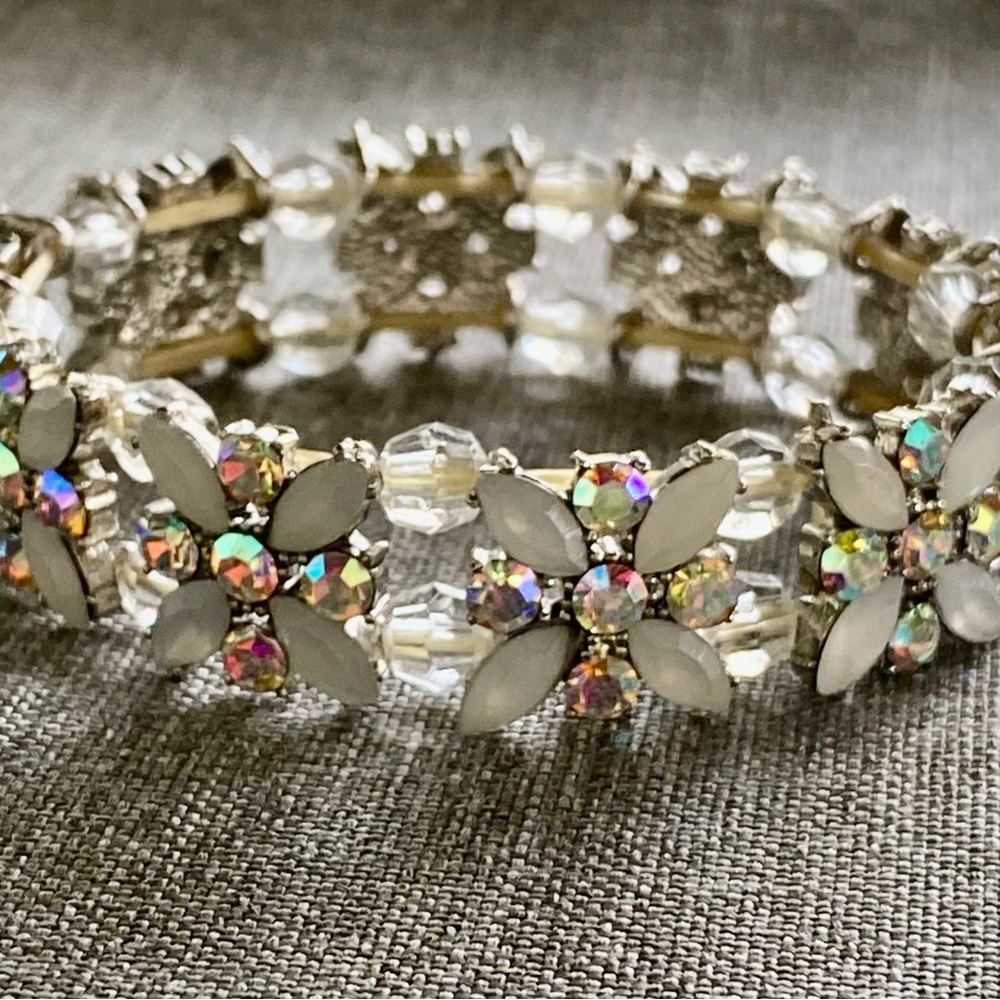 Vintage crystal bracelet - Picture 2 of 2